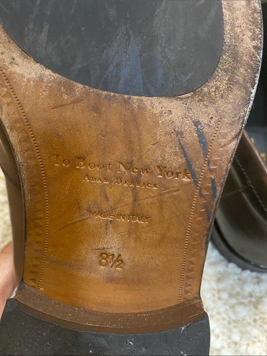 To Boot Brown Leather Penny Loafers main image 4